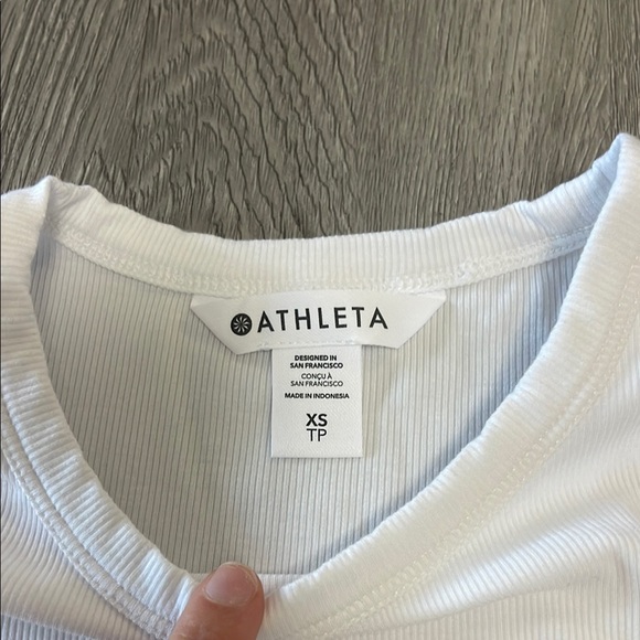 Athleta Classic White Tee - Picture 3 of 3